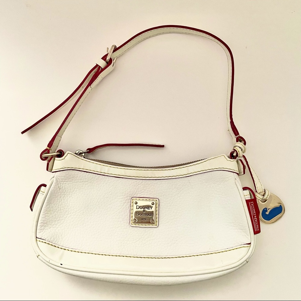 Dooney and Bourke White Pebbled Leather Purse
